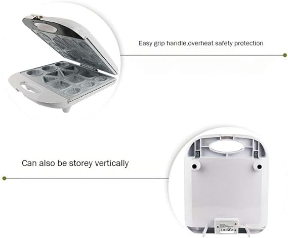 Electric Biscuit Maker, Cake Snack Cookie Machine, Non Stick Mold, Creative Quick Breakfast Kitchen Tools, for Baking, Kitchen, Oven