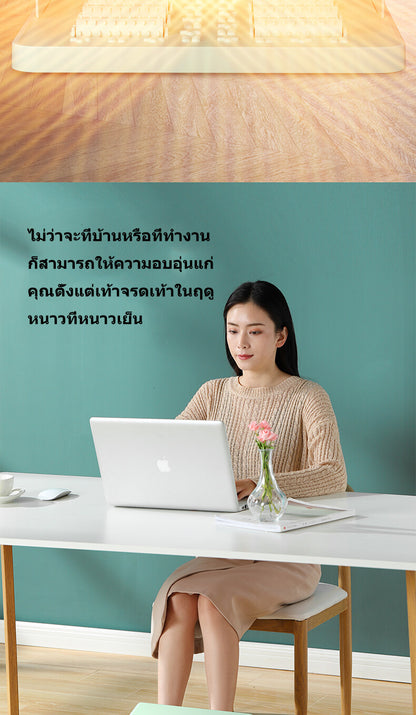 Hot air heater, hot air fan Desktop heater Portable PTC Foot Warmer Multifunctional Foot Warmer