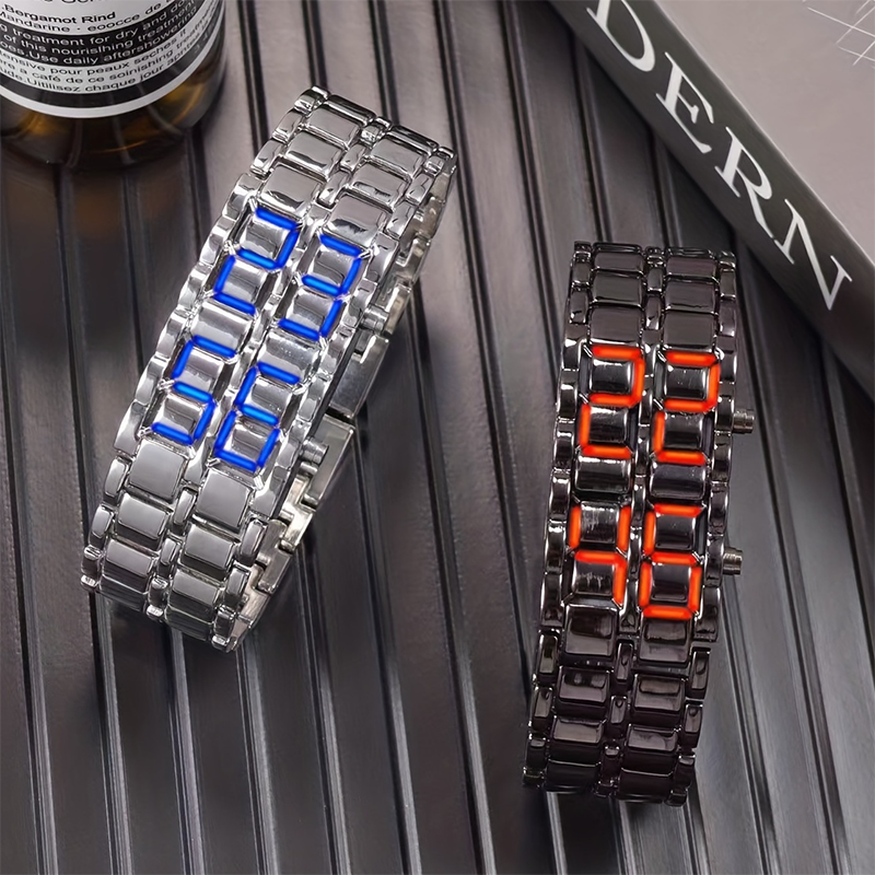 Lava LED Electronic Watch, Creative Digital Bracelet Watch For Women Men Teens Students Couples