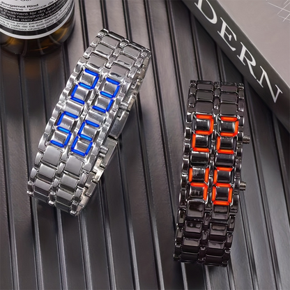 Lava LED Electronic Watch, Creative Digital Bracelet Watch For Women Men Teens Students Couples