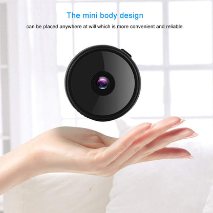 Mini Camera,1080P HD WiFi Mini Sports Camera,Wireless Network 150° Covering Wide Angle DV Night Vision Camcorder,Support Cloud Storage,Home Security Surveillance Camera