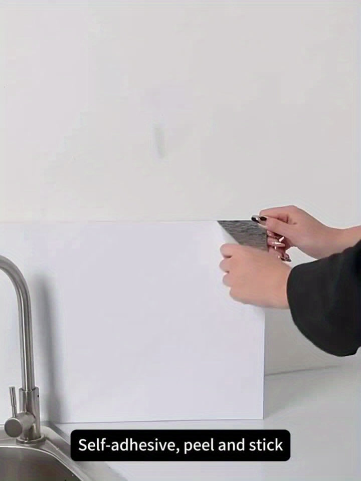 36pcs Peel & Stick Large Marble Tile Sheets   Glossy PVC/PE Vinyl  Ceiling & Wall Panels with Bohemian Cloud Pattern  ///  Bathroom  Splashback  Wood Floor Covering (Easy Installation)