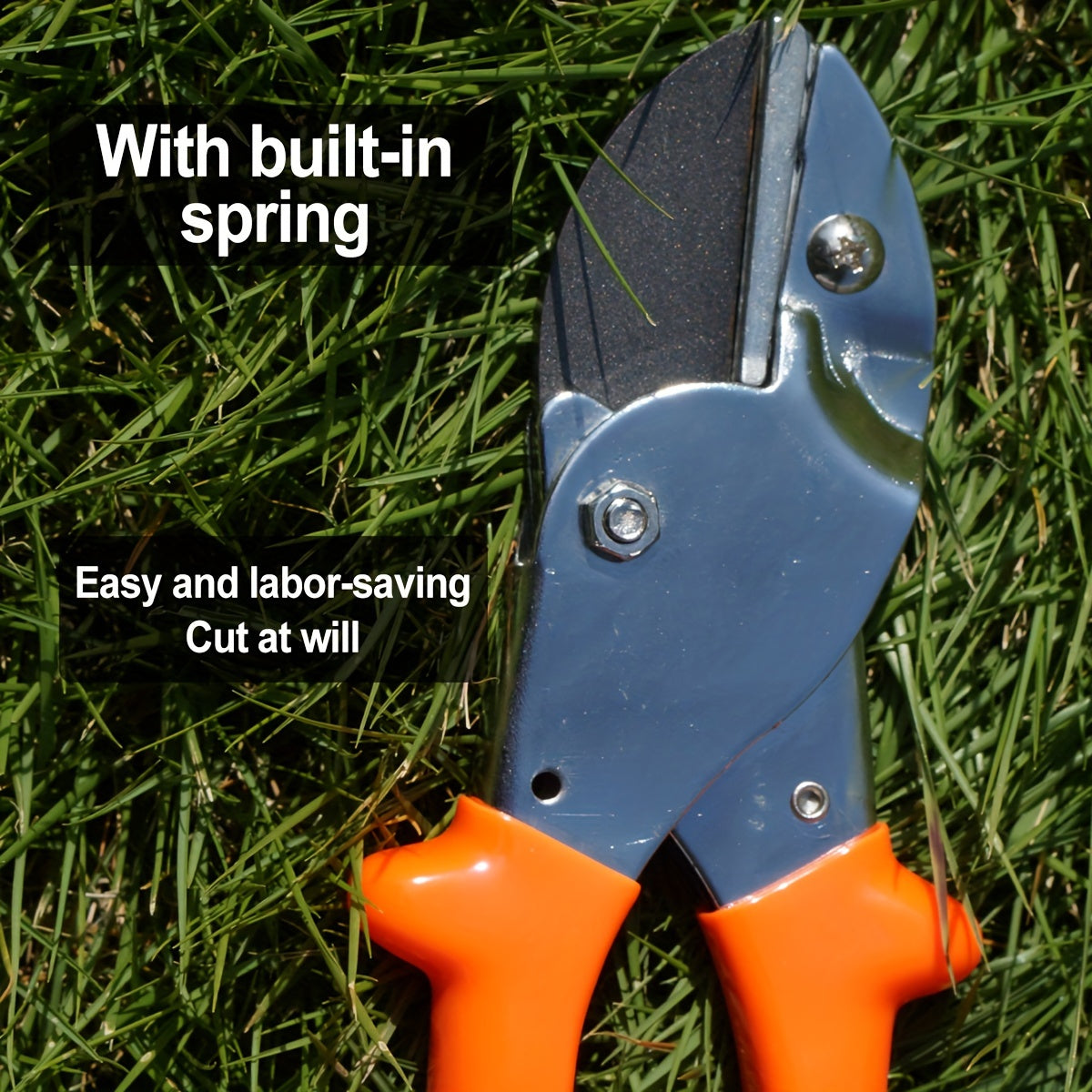 1pc SK5 High Carbon Steel Pruning Shears   Ergonomic Garden & Orchard Branch Cutter for Fruit Trees  Contemporary Style Gardening Tool