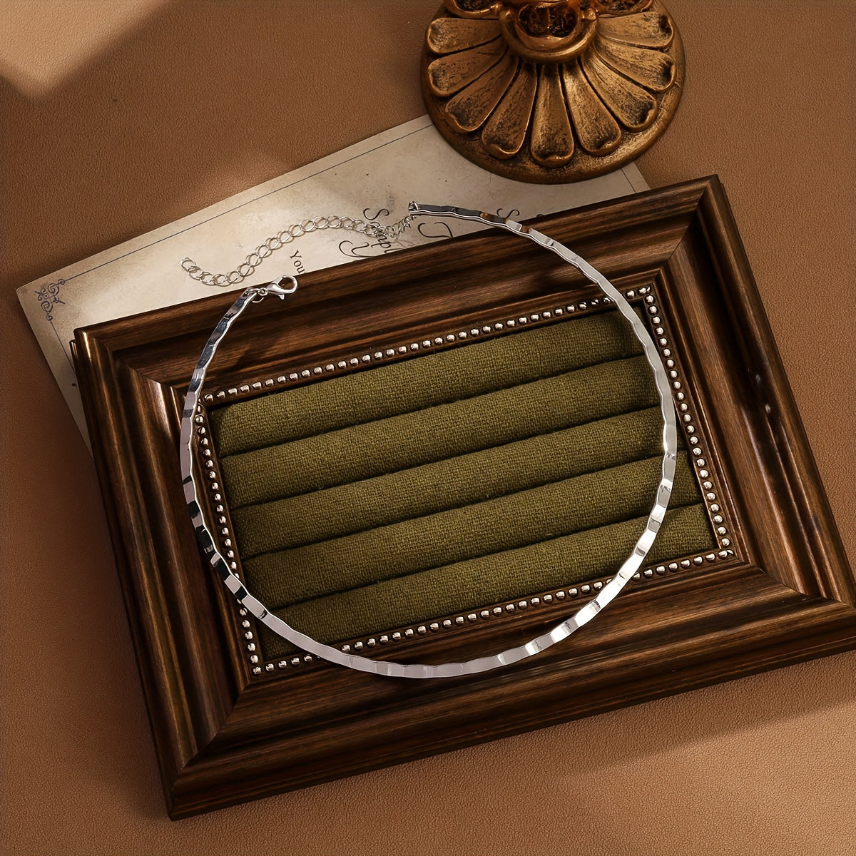 Elegant Minimalist Metal Choker Necklace   Hip Hop Inspired  Versatile Iron Chain with Square Links  Ideal for Parties & Music Festivals  Party Accessory|Modern Choker|Durable Metal Chain  Choker Necklace.Kpop Style Jewelry.