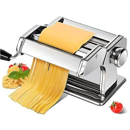 Aorlis AO-78366 Stainless Steel Manual Roller Pasta Maker Machine