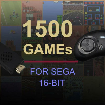 SG800 Wireless Gamepad Controller For Sega Genesis Built-in 1500+ Games HDMI-Compatible TV Game