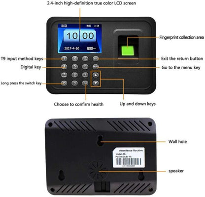 XF0348 Standalone Fingerprint Time Clock