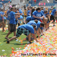 [Colorful Latex] 100pcs Latex Water Balloons | 13.97cm Round | Mixed Colors | for Weddings  Parties & Fun Games | Outdoor Celebrations & Party Activities