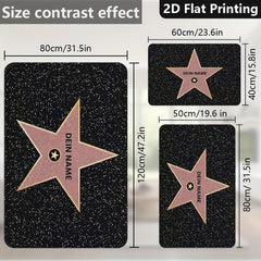 1Pc Soft Warm Flannel Non Slip Indoor/Outdoor Entryway Mat