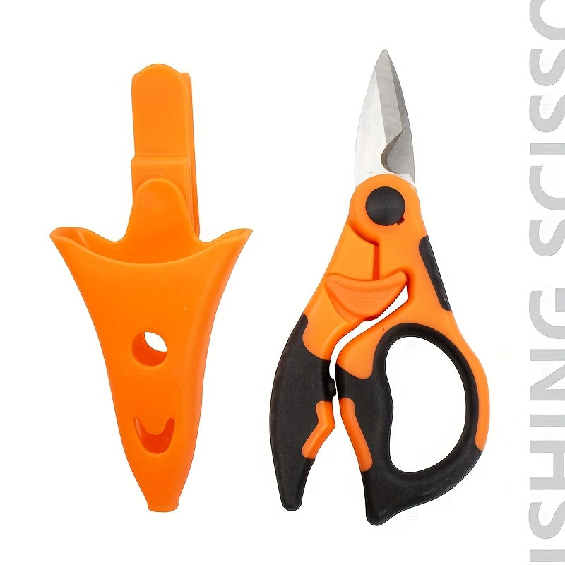 Heavy Duty Stainless Steel Multi Purpose Garden Scissors   Manual Wire Cutters with Ergonomic Orange & Black Handles for Gardening  Branch Trimming  Metal  and Household Use  Metal Cutting  Garden Trimming  Ergonomic Grip  Visually Striking Design  Durabl