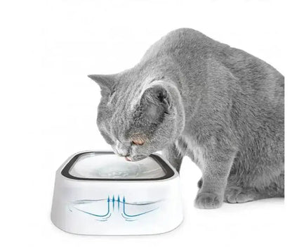 Non-spill bowl with a floating disk for dogs and cats Magic Bowl 1.5 l