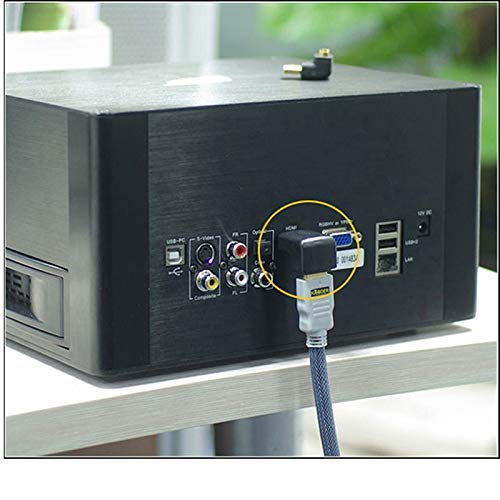 SE-L58 90° Angle HDMI Male To Female Pack Of 100