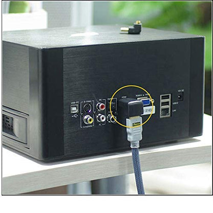 SE-L58 90° Angle HDMI Male To Female Pack Of 100