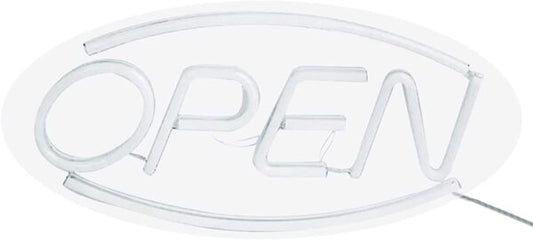 C-2 USB Powered Open Sign Neon Lamp with Back Plate + On Off Switch