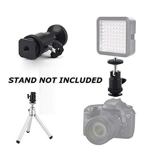 1/4″ Screw Swivel Ball Head Tripod Mount 360° Rotation