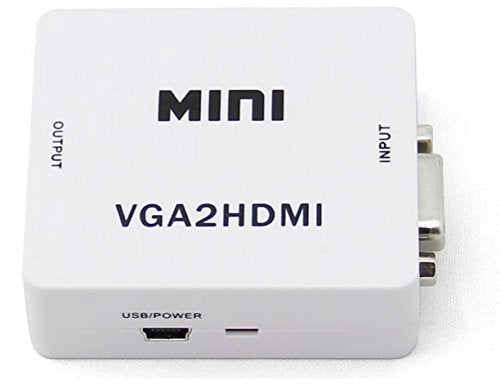 Treqa HDV-552 VGA To HDMI Converter Adapter 1080P Audio Connector