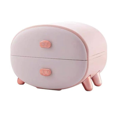 438803 Ectia Plastic 2 Drawer Storage Box For Small Items