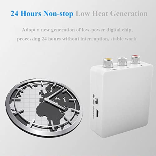 Treqa HDV-555 VGA To AV Converter Adapter