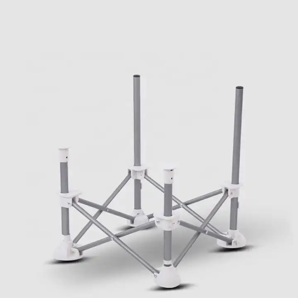 Grey Baby Booster Seat - Portable Pop and Open Design, Tip Free Safety, Infant Folding Feeding Chair with Tray & Travel Bag - Ideal for Indoor/Outdoor Dining, Camping, Beach, Lawn Adventures