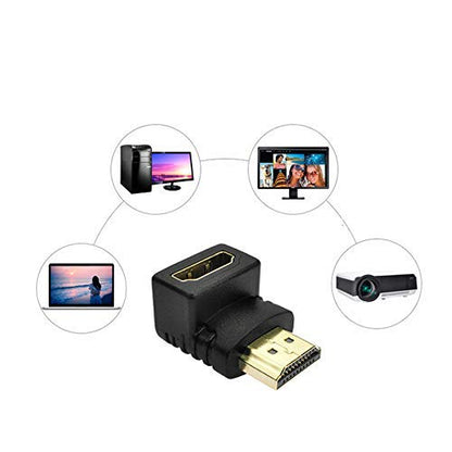 SE-L58 90° Angle HDMI Male To Female