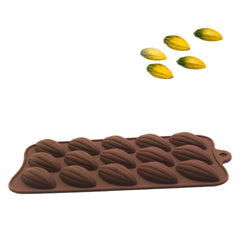 1/2/3pcs Cocoa Fruit Mousse Cake Silicone Baking Pan  Olive Chocolate French Dessert Oval Shape Reusable High Temperature Resistant Food Grade Material  Molds for Chocolate  Chocolate Bar Packaging  Thick Chocolate Mold  Large Chocolate Mold  Mold for Cho
