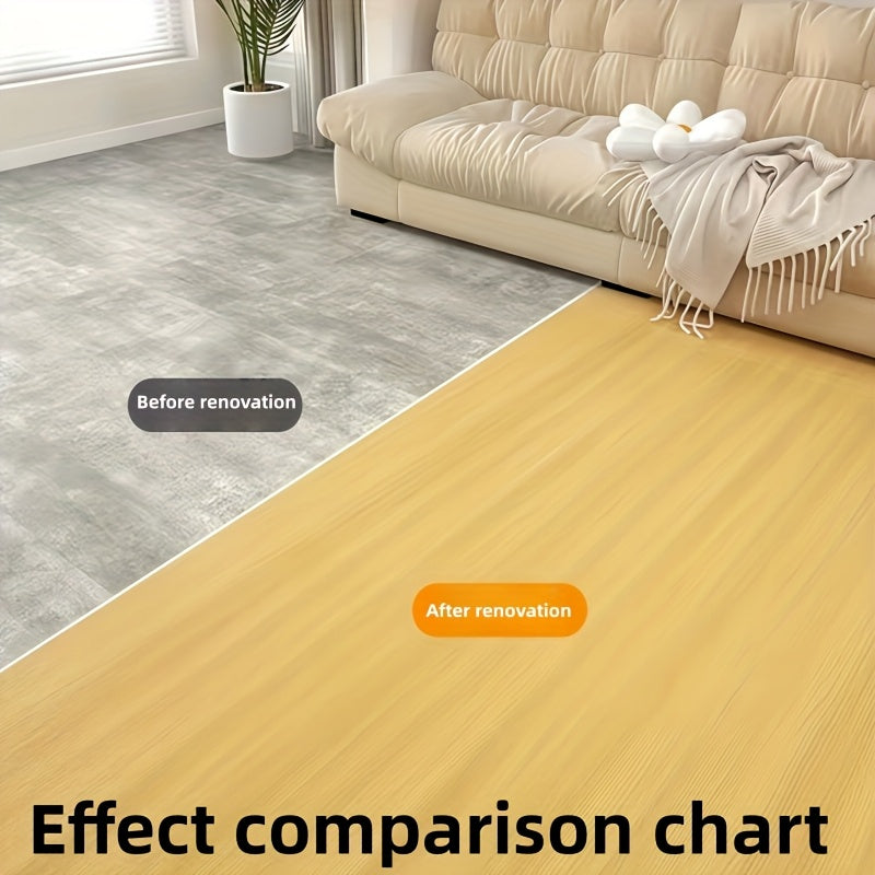 1 Roll Peel & Stick Wood Grain Vinyl   Self Adhesive Waterproof Peel Away  Realistic Wood Plank Tiles  Easy DIY Installation  Low Thickness (0.26mm) Laminate Floor Covering  Bathroom    Wood Like Floor