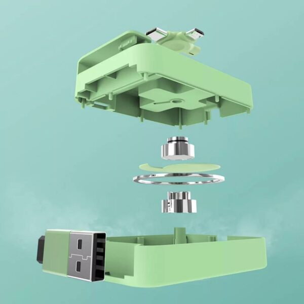 3 in 1 Portable Retractable Charging Cable Type C Micro USB Lightning for iPhone Android 1M