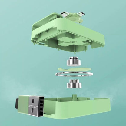 3 in 1 Portable Retractable Charging Cable Type C Micro USB Lightning for iPhone Android 1M