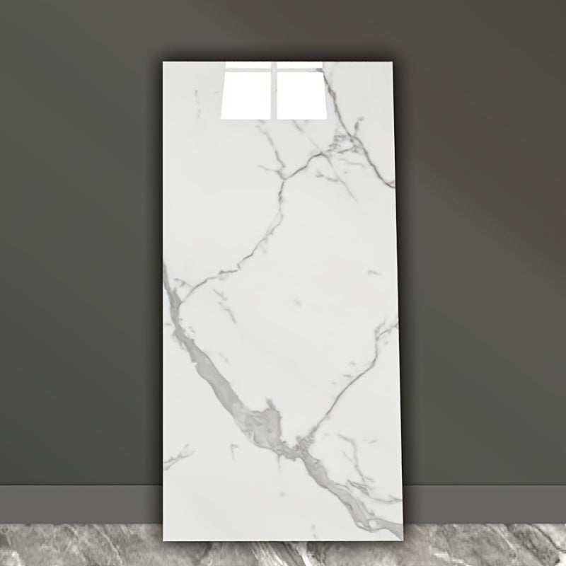 36pcs Peel & Stick Large Marble Tile Sheets   Glossy PVC/PE Vinyl  Ceiling & Wall Panels with Bohemian Cloud Pattern  ///  Bathroom  Splashback  Wood Floor Covering (Easy Installation)