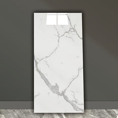 36pcs Peel & Stick Large Marble Tile Sheets   Glossy PVC/PE Vinyl  Ceiling & Wall Panels with Bohemian Cloud Pattern  ///  Bathroom  Splashback  Wood Floor Covering (Easy Installation)