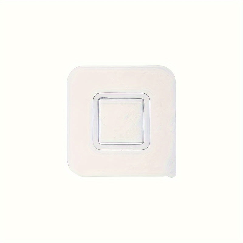 4/8/16pcs Modern Clear Plastic Wall Hooks   Waterproof Adhesive Bathroom & Kitchen Hooks  No Drill Installation  Space Saving Design for Shower Mirror  Phone Holder  Minimalist Style Durable Plastic Storage Hooks  Utility Hooks