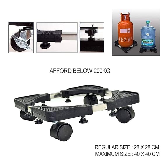 Heavy Duty Adjustable Front & Top Loading Washing Machine/Refrigerator/Fridge Stand