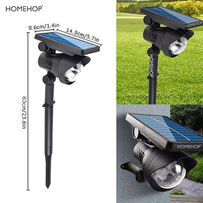 Solar Light Outdoor, LED Disco Focus Spot Waterproof Lamp for Garden, Wall,Balcony, Patio, Landscape, Automatic Powered Home Decor Item
