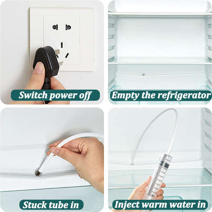 4-Piece Refrigerator Drain Cleaner Set