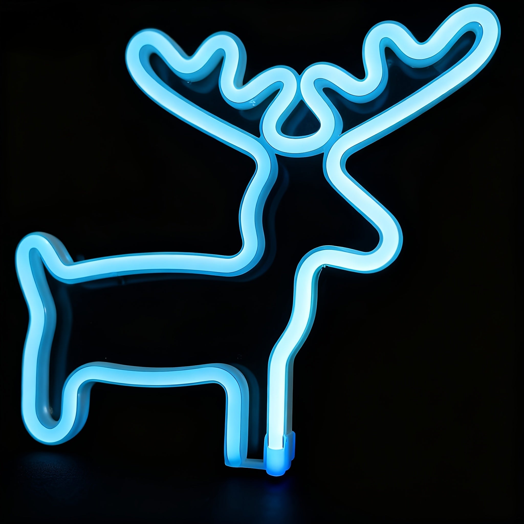 Christmas Neon Sign LED Night Light  Christmas Tree Reindeer Christmas Stocking Shaped Light  Battery/USB Powered  Christmas Neon Light for Christmas Room Decoration  Christmas Gift (Batteries Not Included)  Christmas Decorations For Home