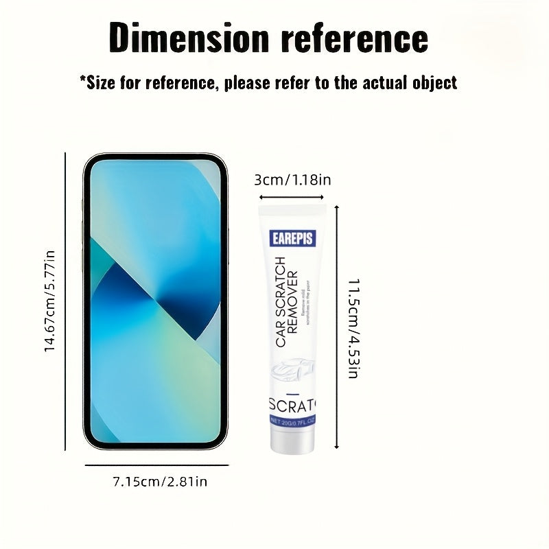 2pcs Car scratch repair kit  removing scratches  restoring smoothness  protecting the body with polishing wax   giving your car a fresh look and maintaining a perfect appearance Wheel hub maintenance  Vehicle Detailing  Easy Application  Glossy Shine