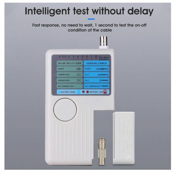SE-L155 4 In 1 Remote Cable Tester for RJ11/RJ45/USB/BNC Cables