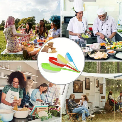 4pcs Kitchen Strainer Set with Handles