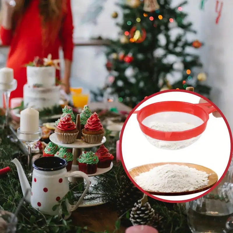 4pcs Kitchen Strainer Set with Handles