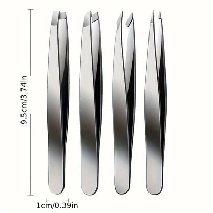4pcs Professional Tweezers