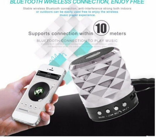 888 Portable Mini Bluetooth Speaker With USB Slot