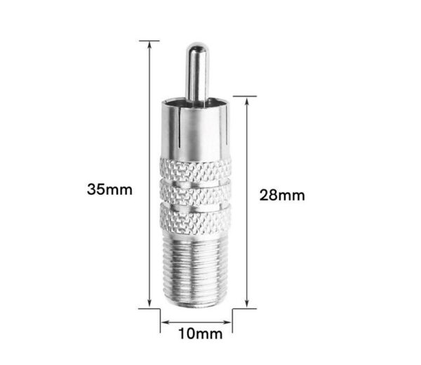 RCA To Female Head Adapter