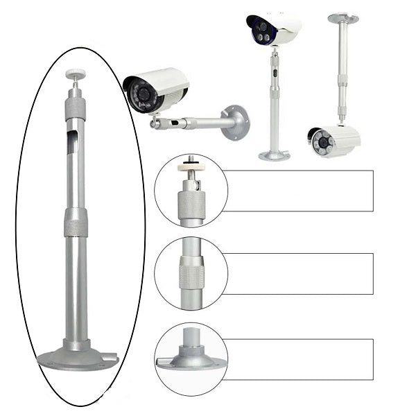 Jiageng JG20375478 30-60cm Adjustable Metal Outdoor/Indoor Telescopic Camera Stand