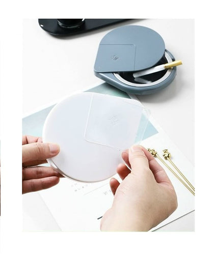 Stainless Steel Indoor Under Table Washable Ashtray