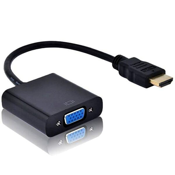 SM-L011 HDMI Male to VGA Female Video Converter Adapter Cable for PC Laptop HDTV MN-H-V
