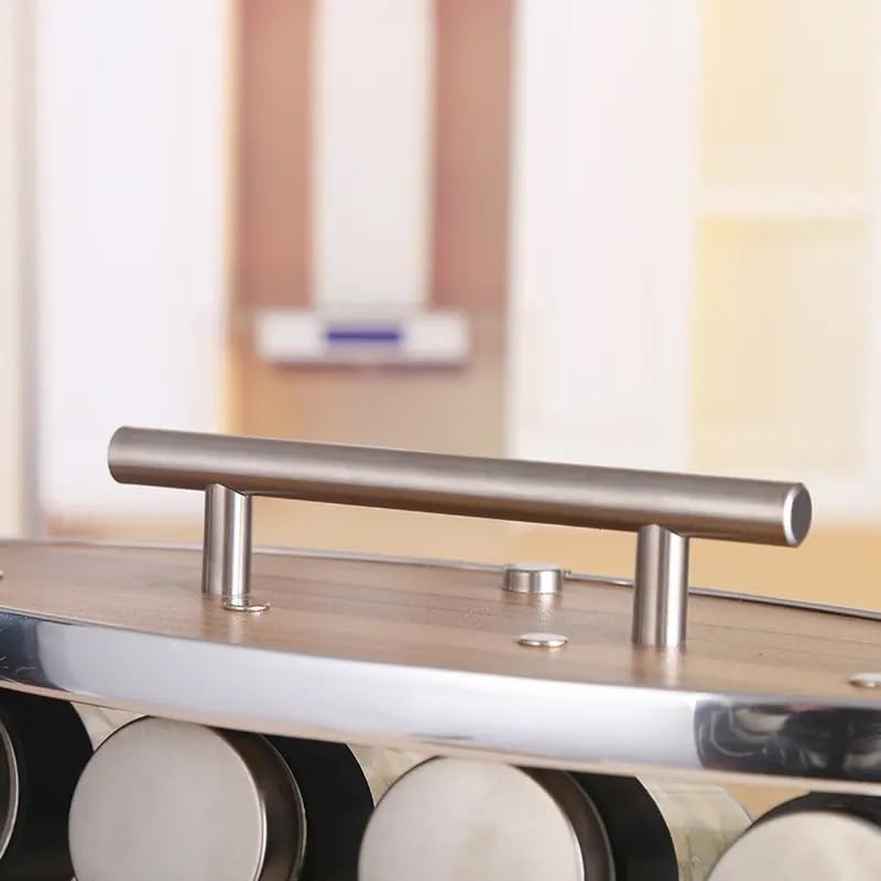 Spice Rack Organizer with 12 Empty Spice Jars for Cabinet Countertop spice Imitation Wood Portable seasoning Stainless Steel Storage Rack Stand Holder for Kitchen Hotel