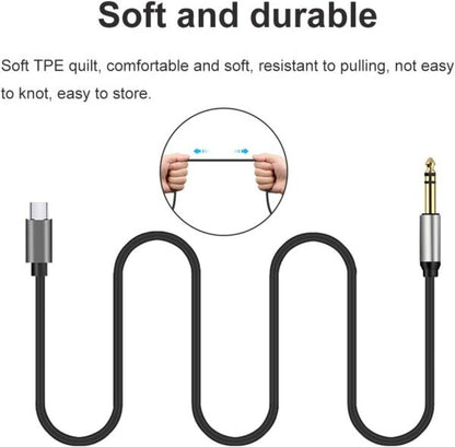 SE-LT23 TYPE C TO TRS6.35 Cable 1.5M