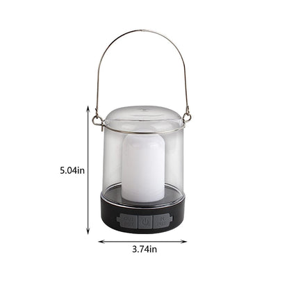 Outdoor Multifunctional Camping Light with USB Charging, Stepless Dimming Tent Light, Flame Lamp, Home Portable Camping Mood Light