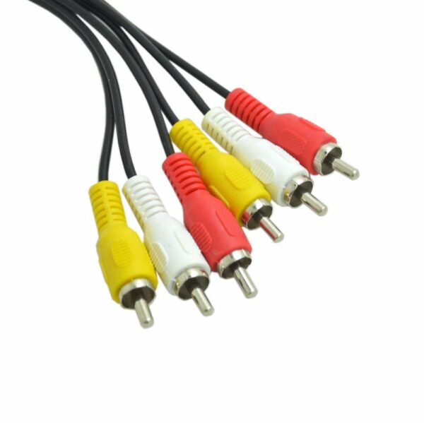 SE-116 AV line One Splitter RCA 3 female To 6 Male