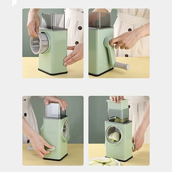 Aorlis AO-78333 Manual Rotary Cheese Grater, Vegetable Cutter